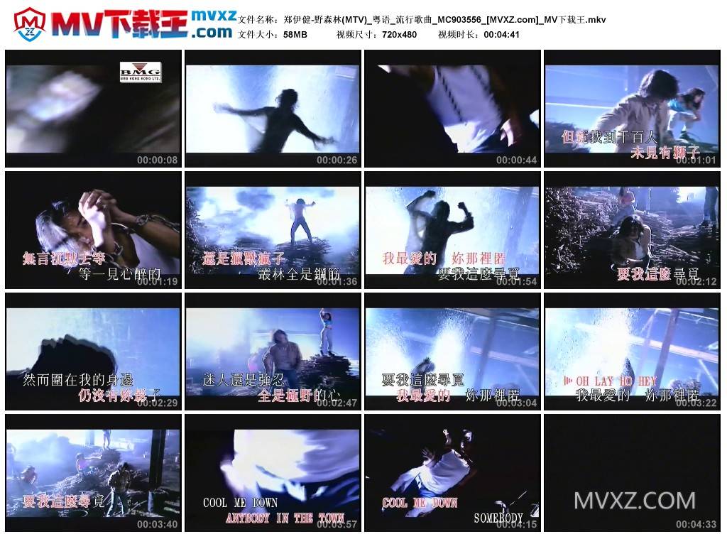 郑伊健-野森林(MTV)_粤语_流行歌曲_MC903556